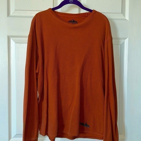 Eddie Bauer Orange long sleeve sweater size M - Picture 1 of 5